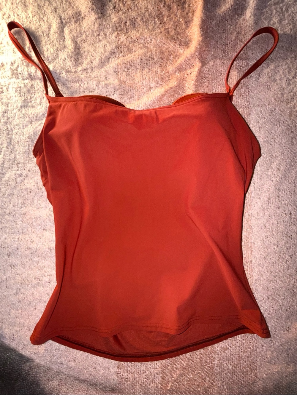 Calvin Klein 2 Pc Terracotta Swim Set Tankini Bikini Size 16 bathing suit CK - Picture 14 of 16
